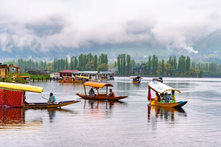 Kashmir tour package booking — Dal Lake houseboat and shikara