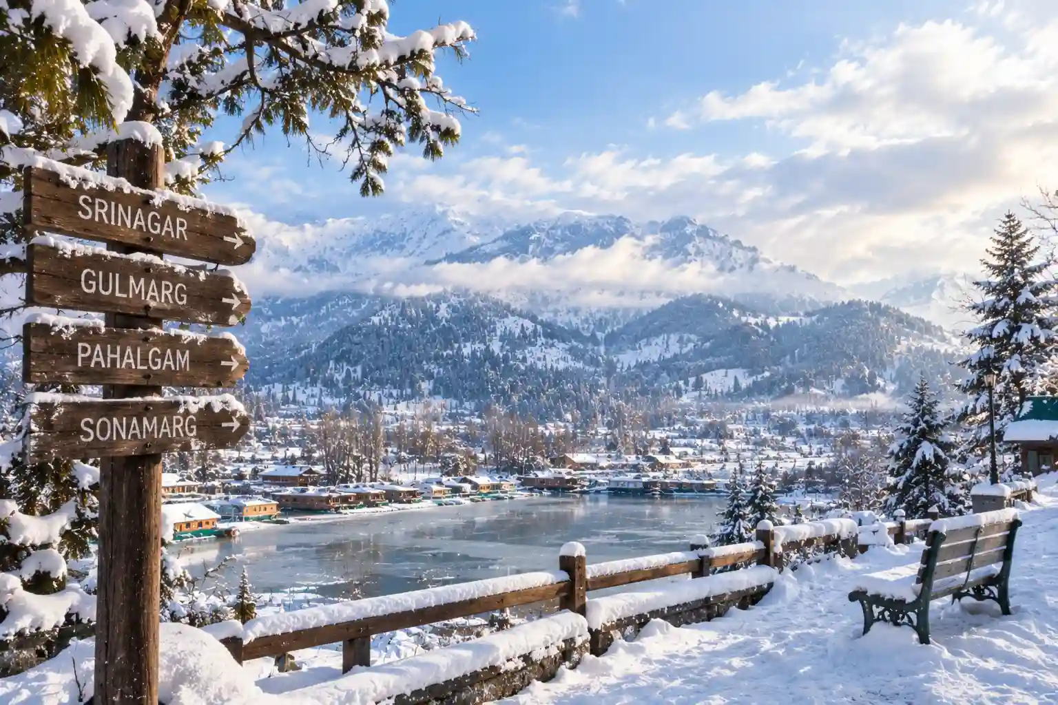 Kashmir in February 2027: Snow, Fewer Crowds and Spring Hints